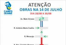 Mudanças no Trânsito a partir desta Terça-Feira para Obras do Reviva Campo Grande