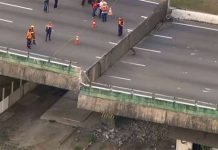 Viaduto da Marginal Pinheiros cede na madrugada de quinta (15)
