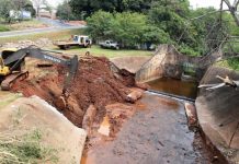 Prefeitura refaz contenção no Sóter e Imbirussu será desassoreado para reduzir risco de alagamento
