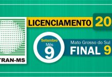 Setembro é mês para licenciar veículos com placa final 9