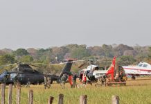 Força-tarefa no combate às queimadas conta com 500 homens e três aeronaves