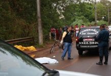 Adolescente morre atropelado por caminhão e motorista é preso em MS