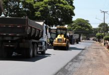 Recapeamento chega a 9ª frente de serviço, na Rua Winston Churchil