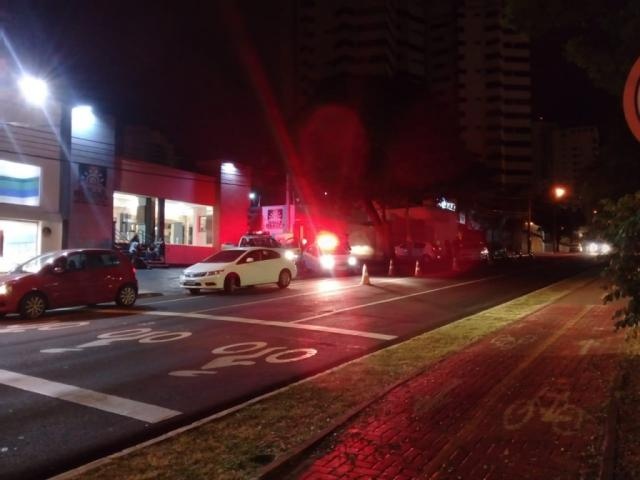 blitz afonso pena ontem a noite