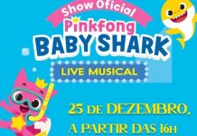 Cidade do Natal receberá o espetáculo Baby Shark no dia 25 de dezembro