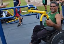 Primeira no Estado, academia ao ar livre para pessoa com deficiência tem vagas abertas