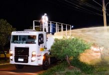 Ruas Santa Quitéria e da Divisão passam por higienização nesta quinta-feira