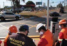Com funcionamento de semáforos em rotatórias, projeto de reordenamento do trânsito está na reta final