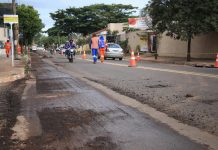 Prefeitura começa recapeamento da Avenida José Nogueira Vieira e outros 23 km de ruas e avenidas