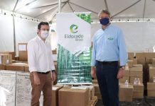 Eldorado entrega 300 mil máscaras e 23 mil cestas básicas em 2ª fase de doações ao Estado