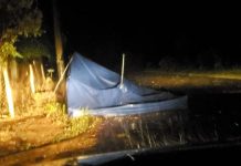 Temporal causa estragos em cidades de MS e derruba até tenda de atendimento a pacientes com Covid-19