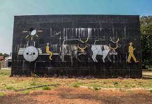 Destruído por vândalos, monumento Carro de Boi nunca passou por restauração
