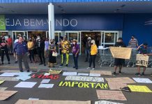 Carrefour de Campo Grande é alvo de protestos após morte de cliente no RS