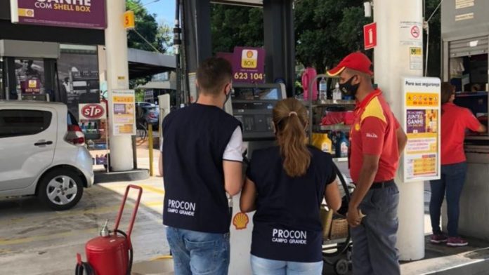PESQUISA DO PROCON CAMPO GRANDE ENCONTRA VARIAÇÃO DE 7% NO PREÇO DA GASOLINA COMUM E 10% NO ETANOL