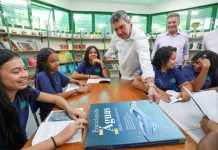 Coxim: Governo entrega reformas em três escolas, celebra 50 anos da Pedro Mendes e inaugura obras de infraestrutura