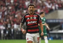 Jogo contra o Sport será o 14º sem Arrascaeta na escalação inicial; veja como Flamengo se virou antes