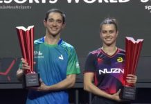 Hugo Calderano e Bruna Takahashi conseguem título inédito no Smash de Singapura