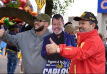 Carlos Bernardo prestigia desfile cívico em Ponta Porã e destaca participação popular no 7 de Setembro