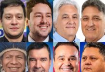 Ranking: Riedel lidera com 50%, seguido por Fábio, Delcídio e Economista Renato