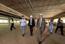 TBT ¨Gerson visita obras do estacionamento da ALEMS e anuncia liberação de vagas a partir de 8 de setembro¨