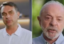 No último dia de propaganda eleitoral na TV, Lula diz que Brasil está melhor e Flávio Bolsonaro pede mudança